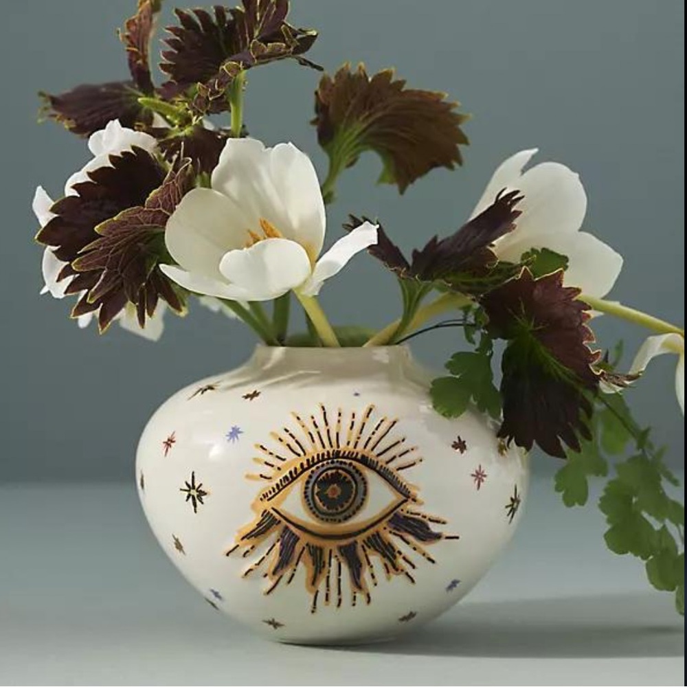 Anthropologie - Fortune Stoneware Vase